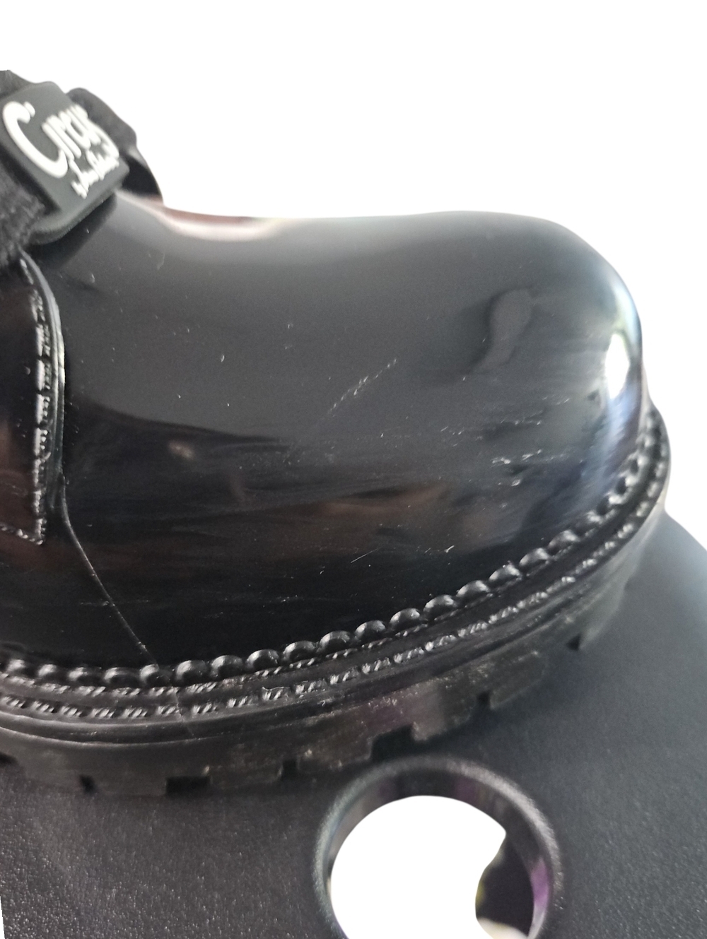 Circus by Sam Edelman Black Patent Lace-Up Boots Size 8 - Picture 5 of 9